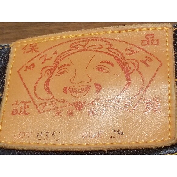 Evisu Jeans Men's Size 29 Selvedge Denim Button Fly Dark Wash Japan Made (31x31) - Picture 9 of 9